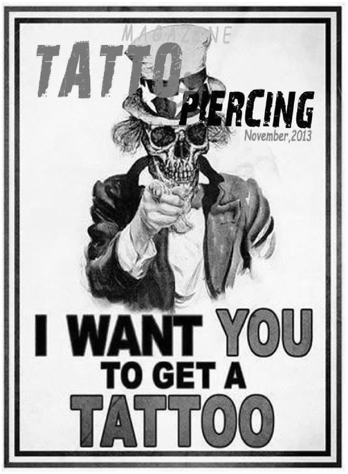 Product picture tattoo and piercing magazine